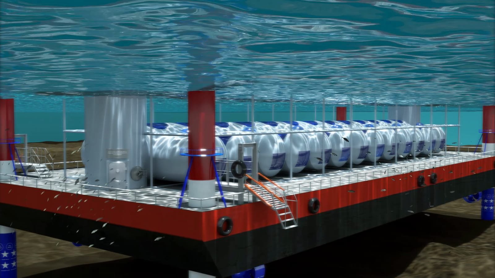 Planet Ocean underwater view — guest rooms beneath the surface